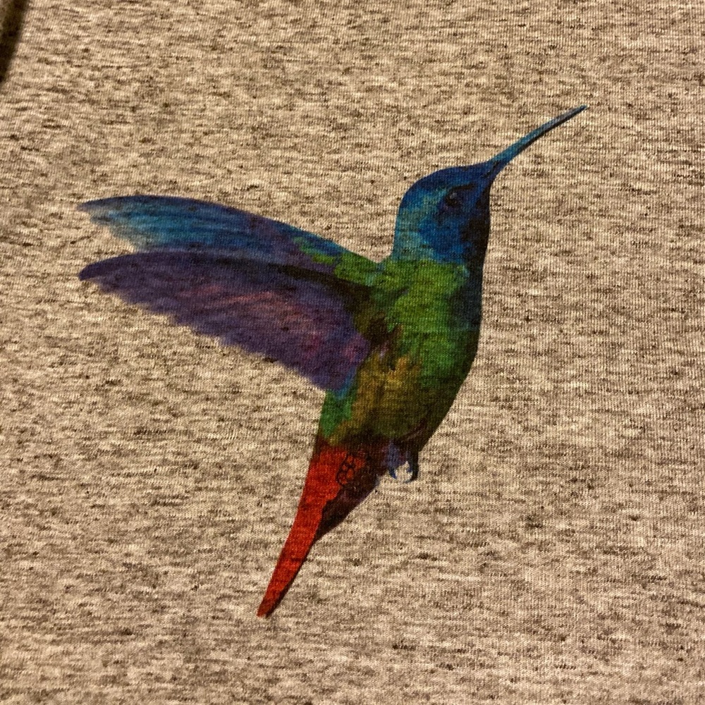Hummingbird gray T-shirt M - Picture 5 of 9